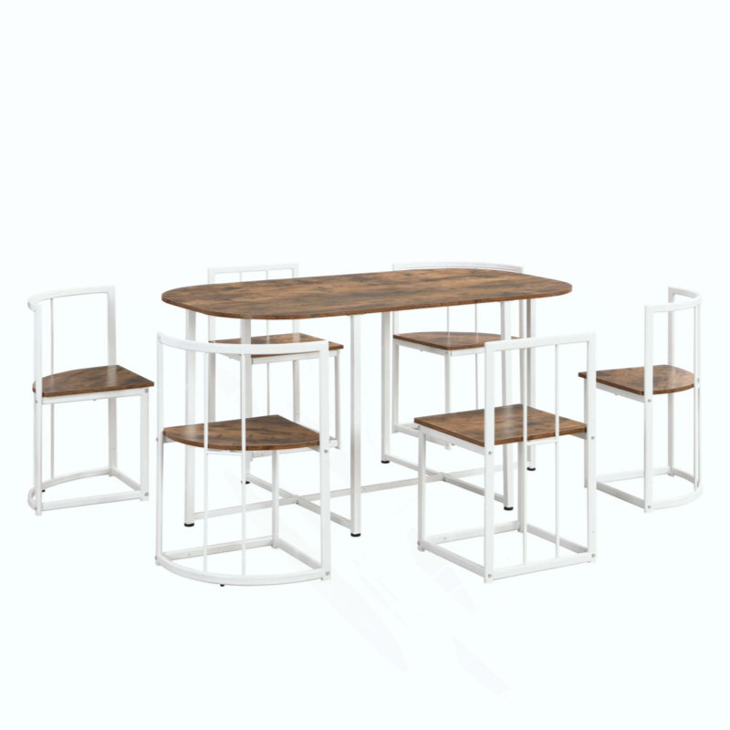 Ensemble de table de salle à manger 7 pièces Modern