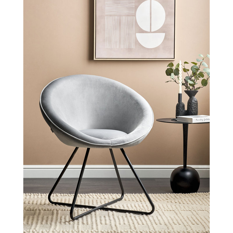 Abigaelle Upholstered Armless, Black/Grey