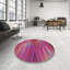 Tapis rose à chevrons Austell-1319859343
