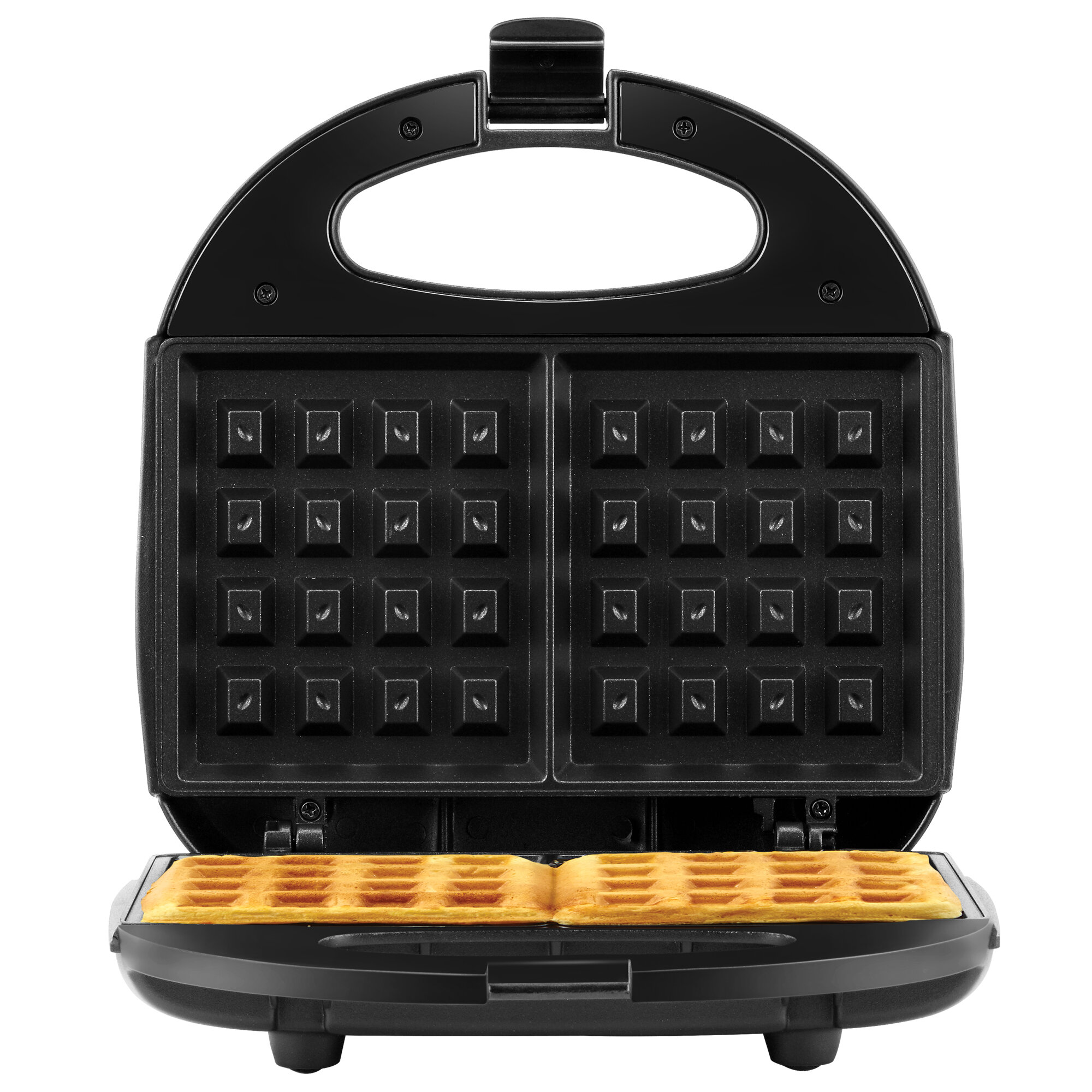 Nostalgia MyMini Personal Electric Waffle Maker 3 34 H x 6 12 W x 5 14 D  Red Heart - Office Depot