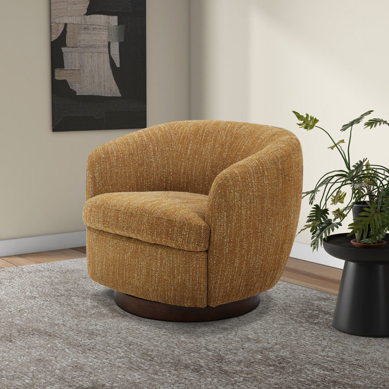 Fauteuil demi-tonneau pivotant Kanella