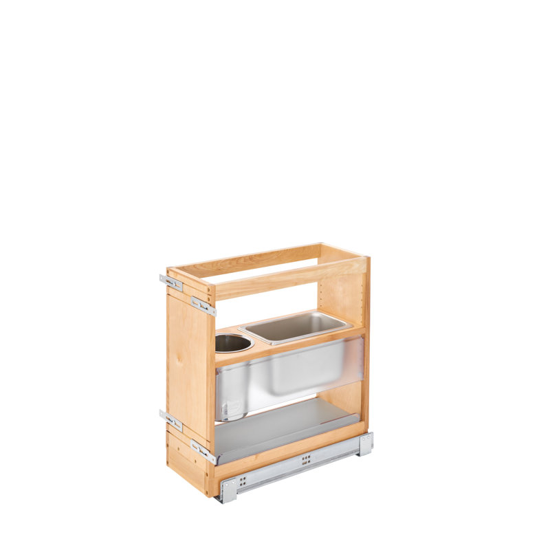 Organisateur de meuble-lavabo en bois avec fermeture en douceur Rev-A-Shelf, H 20,29 po x l 8,39 po x P 19,56 po