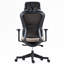 Chaise de bureau en filet brun à dossier haut, réglable à 3 angles, base rotative à 360 °, mobilité silencieuse, 4d, confortable pour un fauteuil de jeu avec un confort luxueux, hauteur réglable, support pivotant facile à l'avant-bras,-1099211316-1099211318