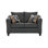  Causeuse rembourrée 1250, gris anthracite fusée