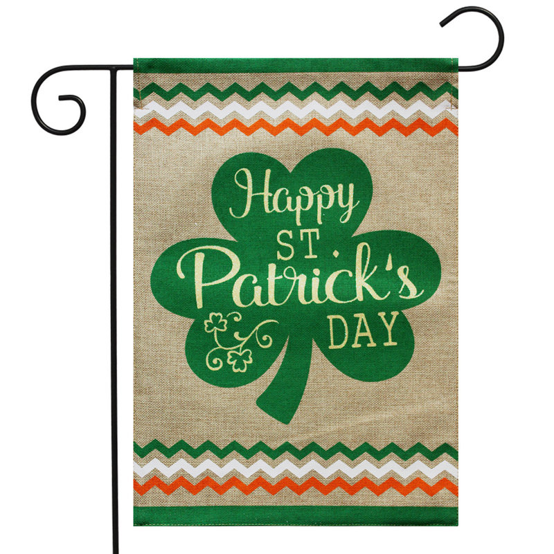 Drapeau de la Saint-Patrick, Journée de la Saint-Patrick verte/brun/orange