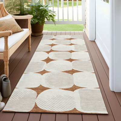Tapis intérieur / extérieur mâle avec envers antidérapant