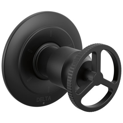 Delta Diverter Trim 6-setting In Matte Black