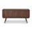 Contemporary Walnut Wood Media Cabinet / Solid Walnut
