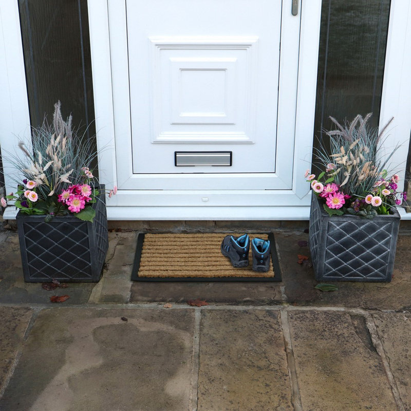 Striped Outdoor Doormat