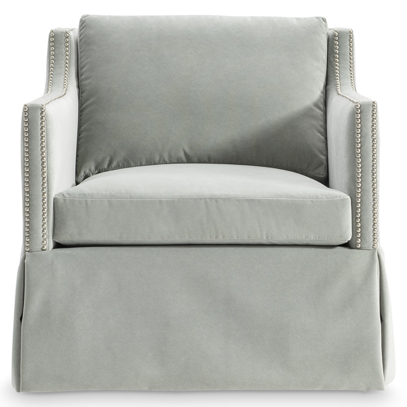 Fauteuil pivotant en tissu Delaney - Sur mesure, 5572-000