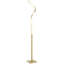 Demeturis 146cm Painted LED Arched Floor Lamp with USB