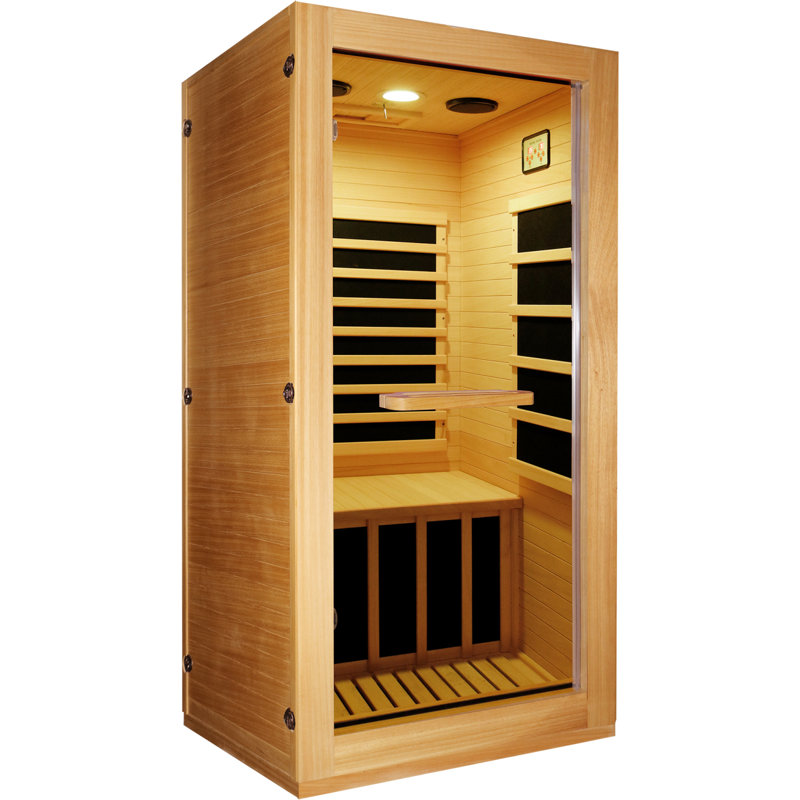 Sauna infrarouge avec cinq plaques chauffantes