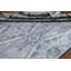Tapis floral bleu clair 6 x 10