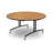 PHlip Palmer Hamilton 60'' Round Cafeteria Table with Metal Frame-50225235-50225236