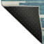 Tapis bleu sarcelle lavable à la machine Premium Prisco-794718701
