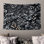 Tapisserie murale feuillue - décoration murale florale