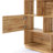 Kielynn 68.1" H x 43.3" W Asymmetrical 10-Compartment Bookcase 