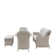 Holton Rectangle 5 - Piece 4 - Person 150cm L Outdoor Table Set Dining Set