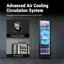 Yeego 12.26 Cu.ft Commercial Beverage Refrigerator with Glass Door Display Merchandiser with Door Lock Beverage Cooler