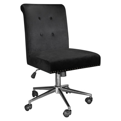 Fauteuil de bureau en velours