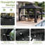 Pavillon de jardin à deux niveaux avec murs grillagés grillagés-63281101-90708288