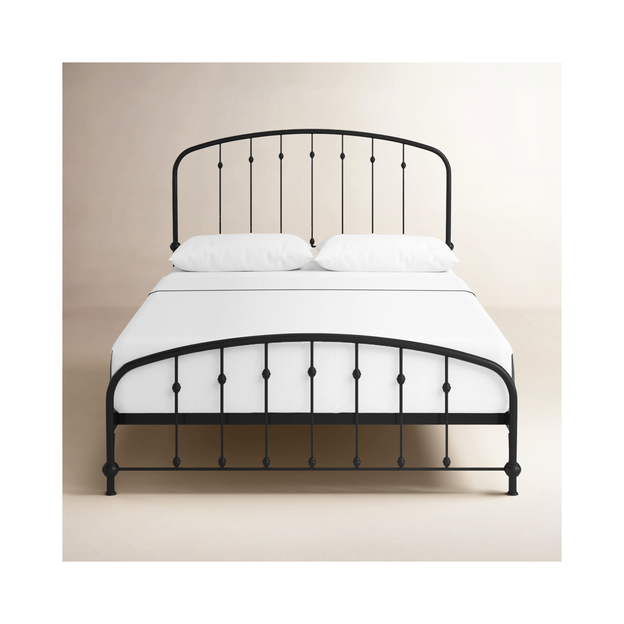 Wadsworth Metal Bed, Queen, Black