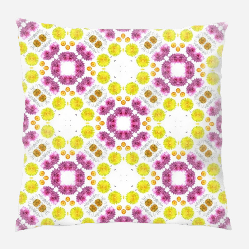 Coussin décoratif fleur, Intérieur