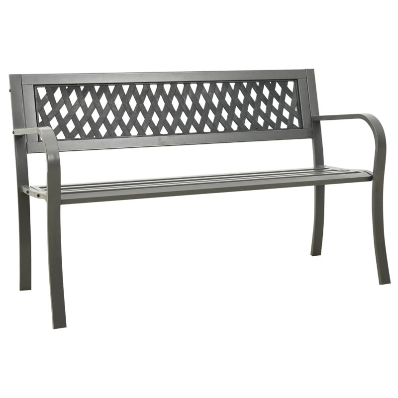 Shoreditch Powder Coated Steel Outdoor Bench