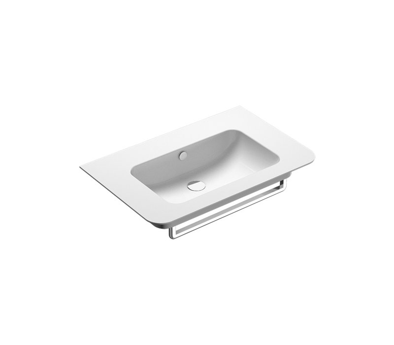 Green 31.5'' L Bathroom Sink, 0-Hole