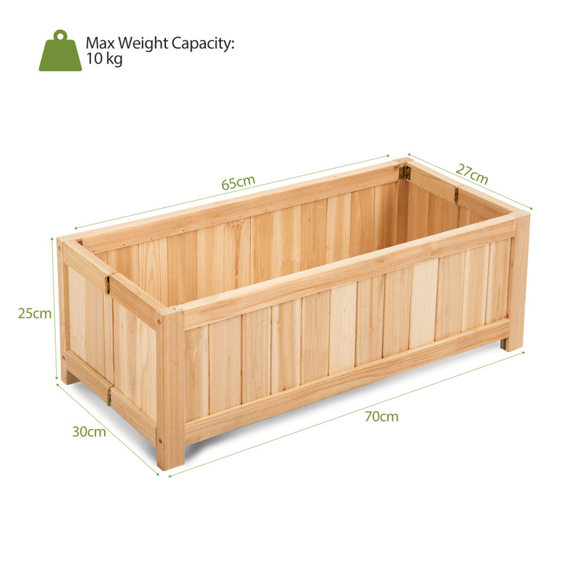 Landrie Wood Planter Box