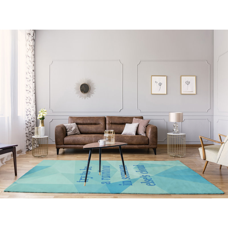 Tapis en simili-pierre qui essaie de devenir un de poly-chenille en arc, Rectangle 5 pi x 7 pi
