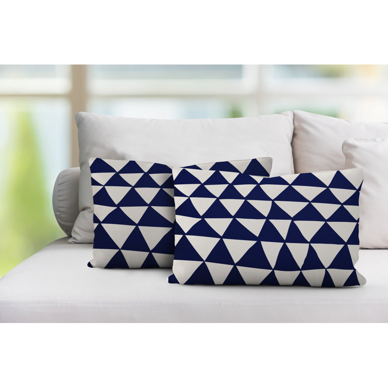  Coussin décoratif intérieur / extérieur sans ajout décoratif, Bleu marine