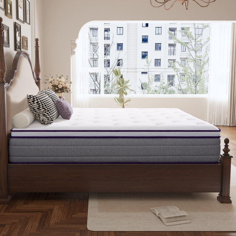 22cm  and 25cm Medium Feeling Pocket Sprung & Memory Foam Hybrid Mattress for Cool Comfort and Lasting Support, 25cm