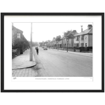 Stacksteads, Fernville Terrace C1955 - Single Picture Frame Print
