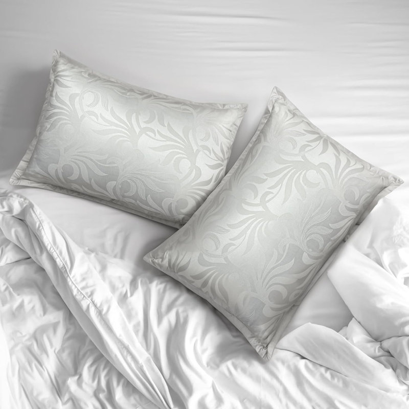 100% Cotton Standard Pillow Case, Grey