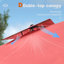 Parasol carré en porte-à-faux 9 pi x 9 pi Romy, rouge et brique inclus Romy-1490245822