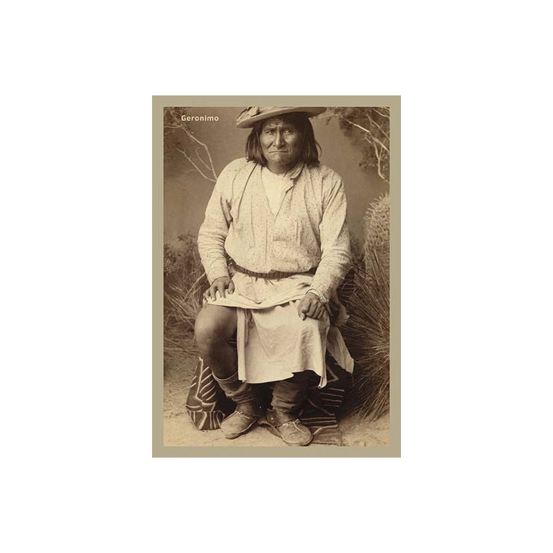 Geronimo-apache chief, reproduction de photo