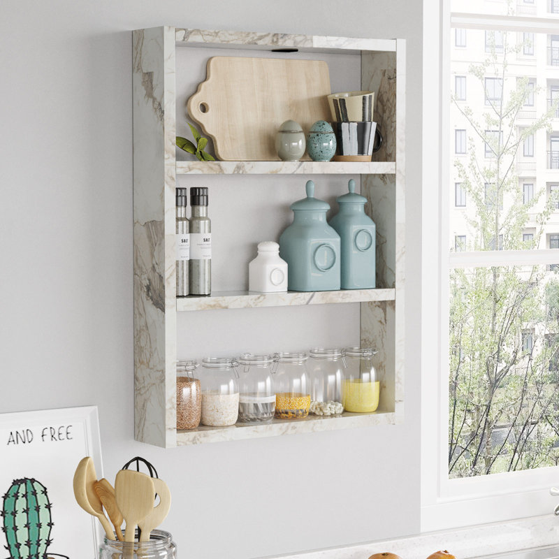 Wall Shelf, Marbre gris