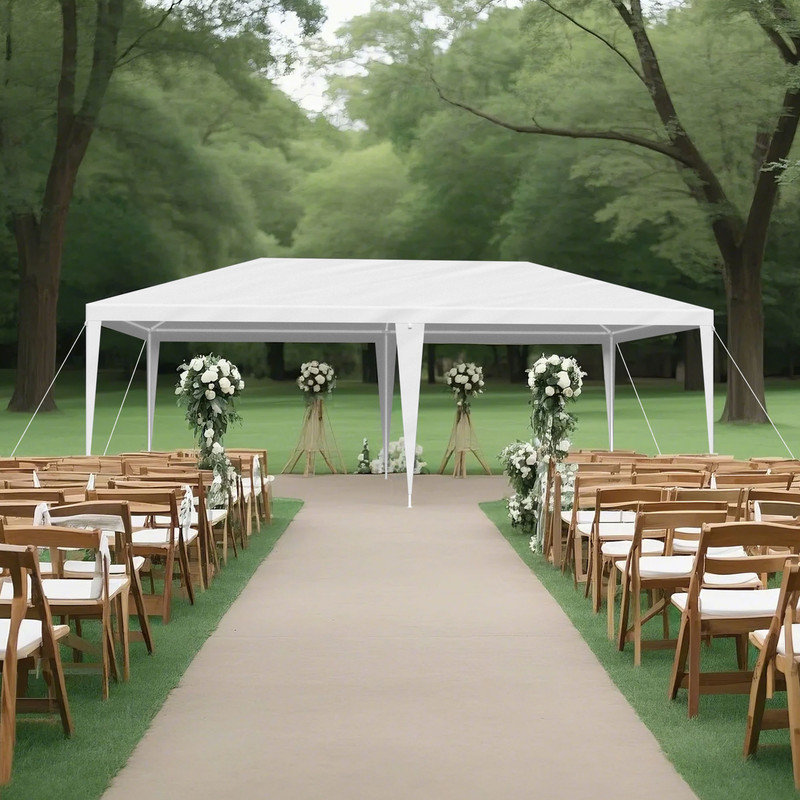 10' x 20' Outdoor Canopy Tent with 4 Removable Sidewalls