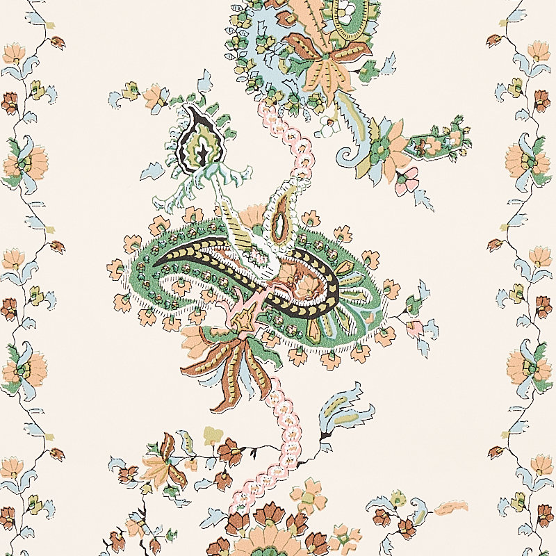 Papier peint Elena, Vert