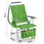 Chaise de plage pliable avec appui-tête et porte-gobelet, hauteur du siège de 43 cm, structure en aluminium, 7 positions d'inclinaison pour se détendre au bord de la piscine ou sur la terrasse.