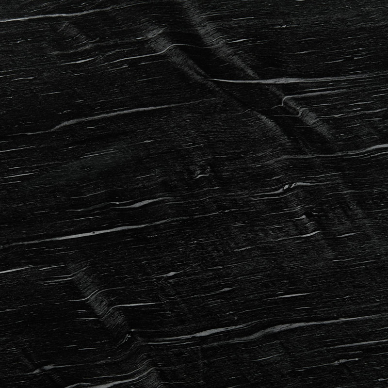 Odette 48" Round Black Marble Dining Table