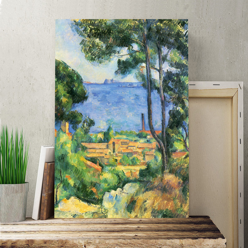 Landscape by Paul Cézanne - Wrapped Canvas, 60cm H x 40cm W