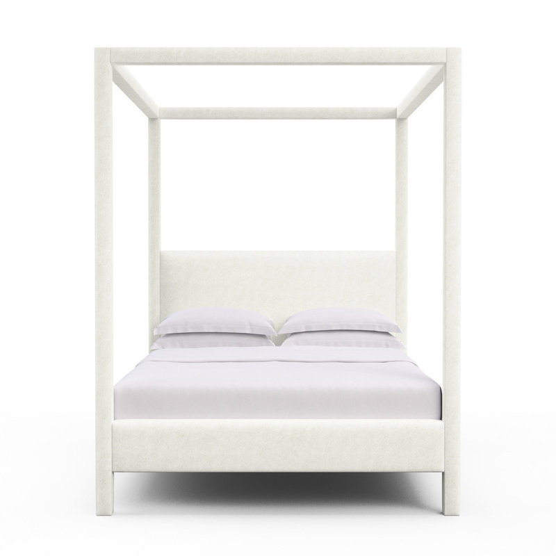 Lafayette Upholstered Standard Storage Bed, Full, Vintage Leather Blanc