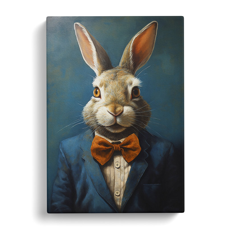 Rabbit Expressionism No.4 - No Frame Print, 50cm H x 35cm W x 3cm D
