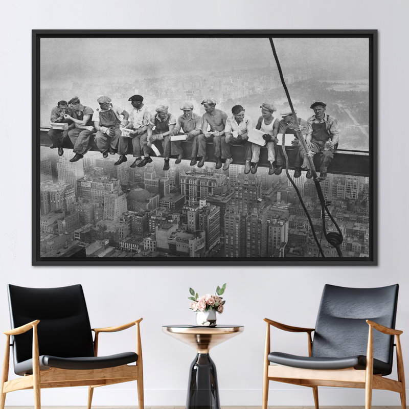 1 Piece Wall Art on Canvas, 25 cm H x 35 cm W, Framed Print without Mat, Black