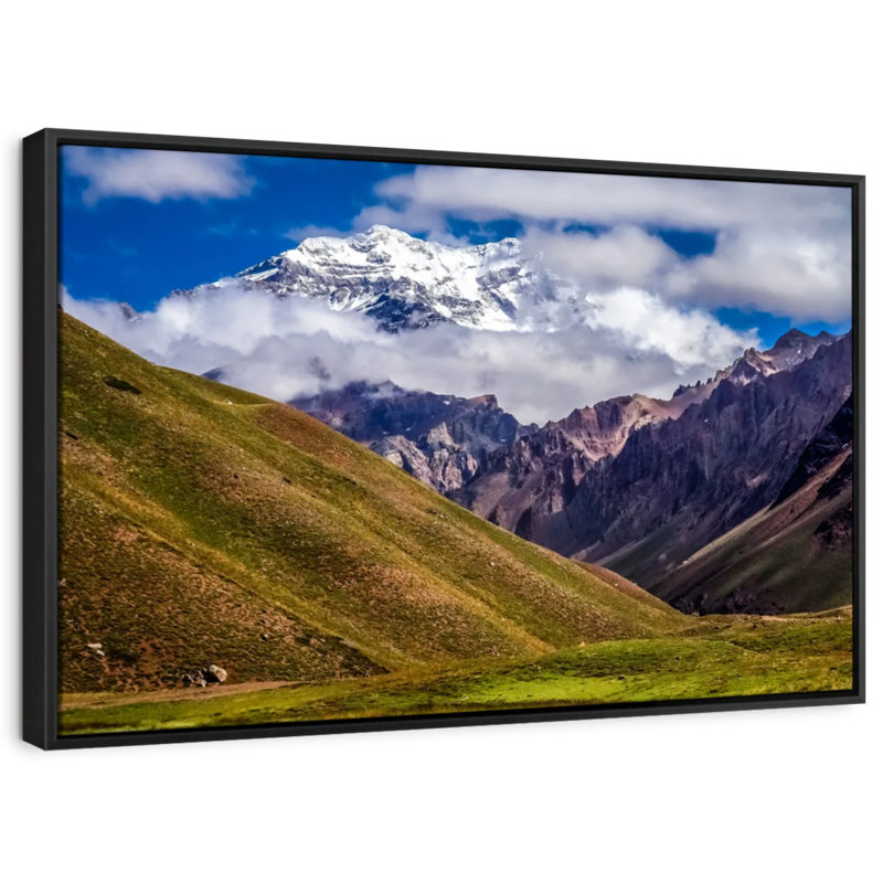 «Cloudy Aconcagua», reproduction sur toile, H 9 po x l 13 po