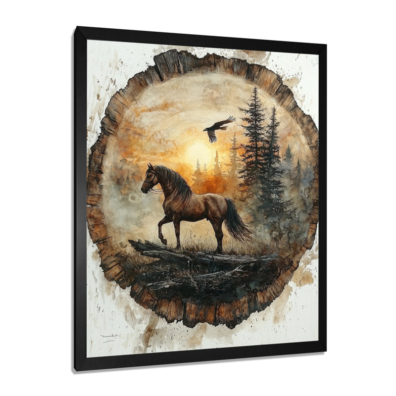 Giovacchino - Animals Canvas Art Print, Reproduction encadrée d'une seule photo, Black, 20" H x 12" W