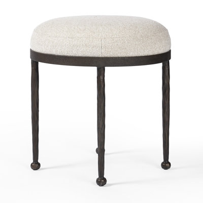 CORINNE Upholstered Accent Stool