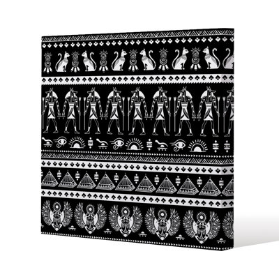 Heiroglyphs on Slim Style Canvas Print